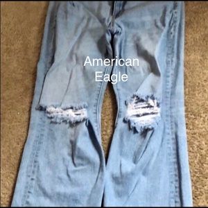 American Eagle Short Kick Flare Jeans